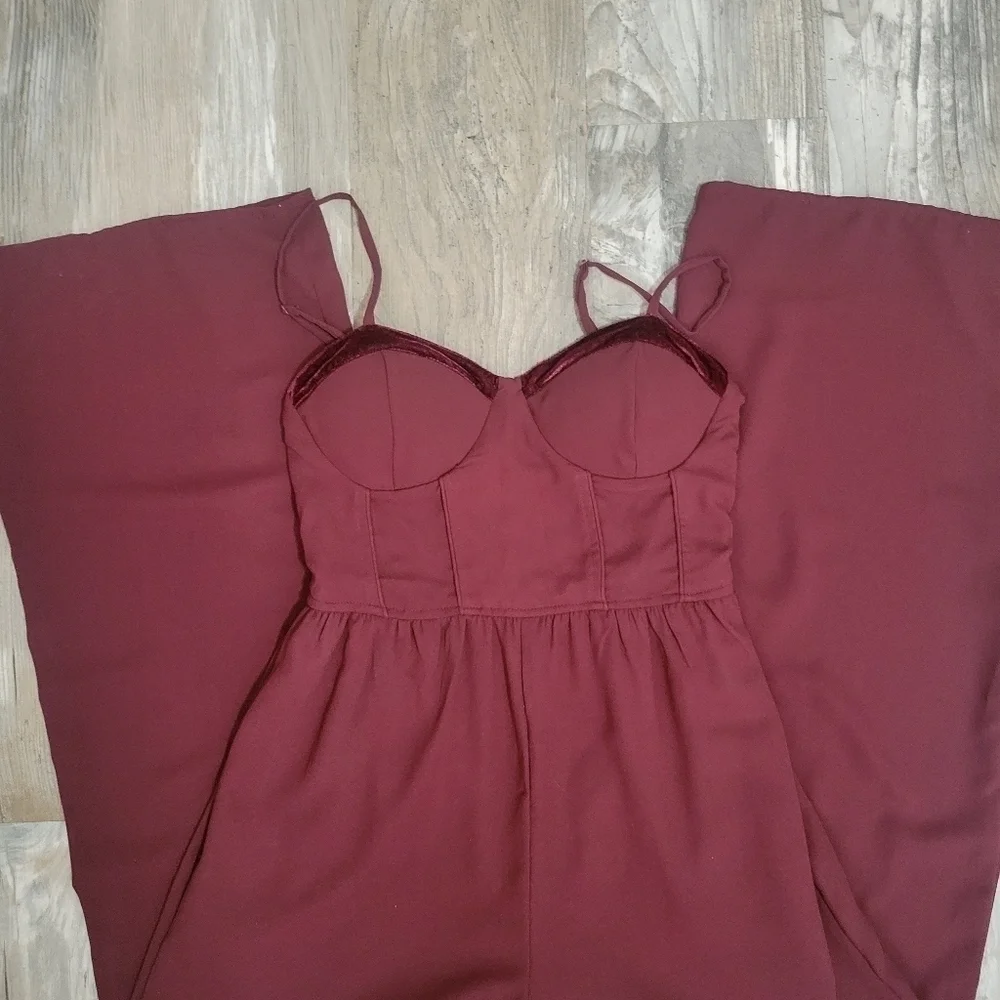 Band of Gypsies wide leg jumpsuit size xsmall